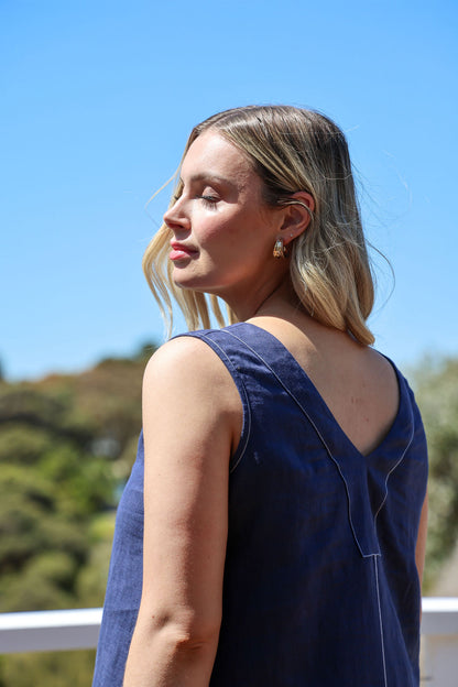 Willow Dress - Navy