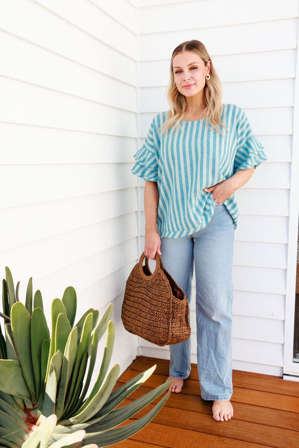 Juni Top - Regatta Stripe