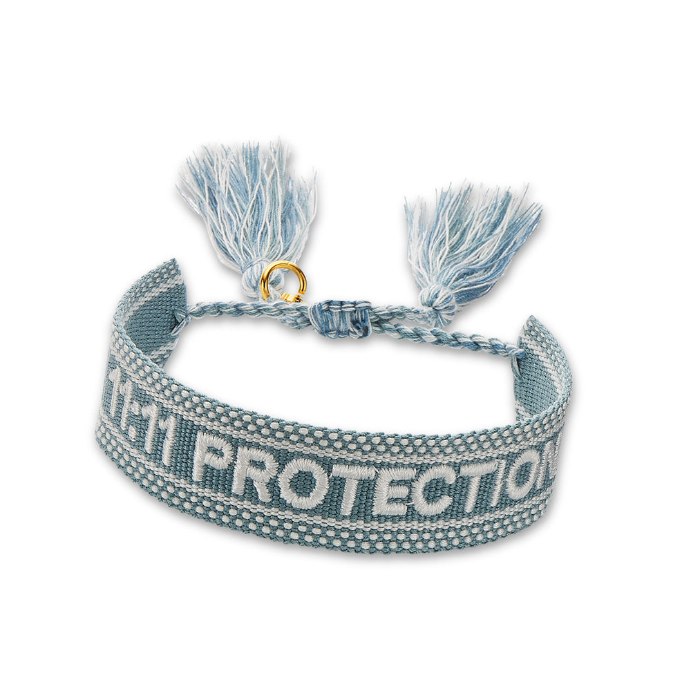 "11:11 PROTECTION" Woven Mantra Band