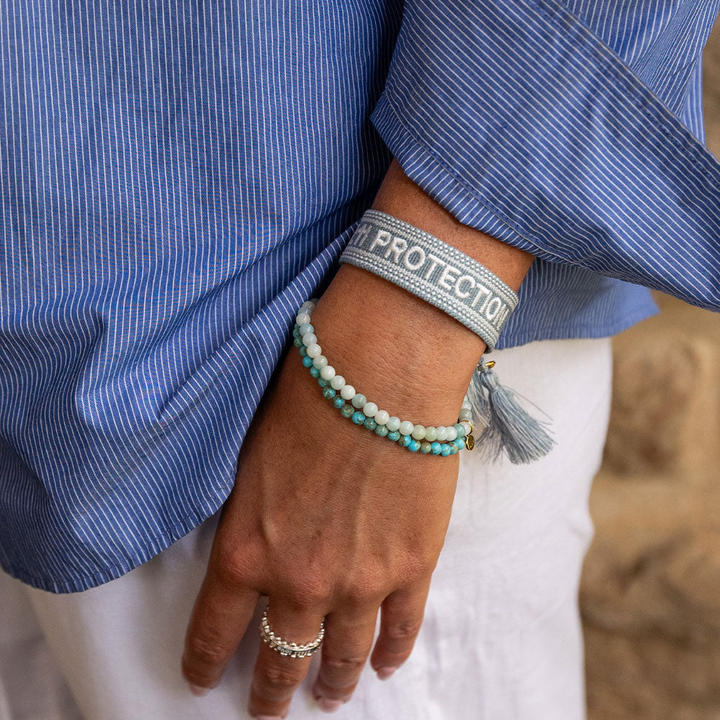 "11:11 PROTECTION" Woven Mantra Band