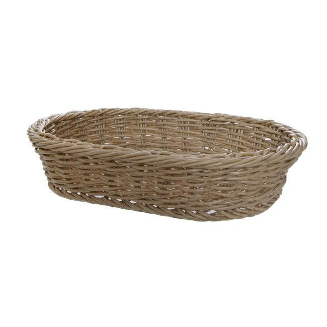 Oliver Wicker Hamper Basket Oval - Natural
