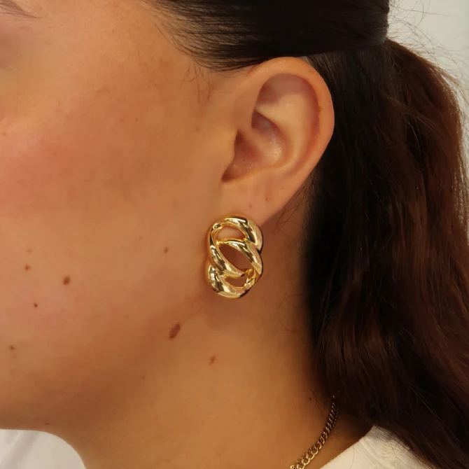 Ivy Earrings - Gold