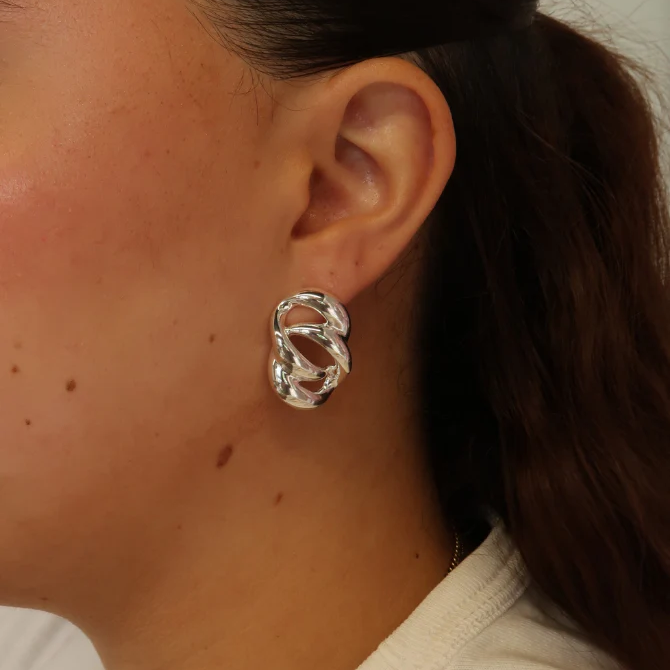 Ivy Earrings - Silver