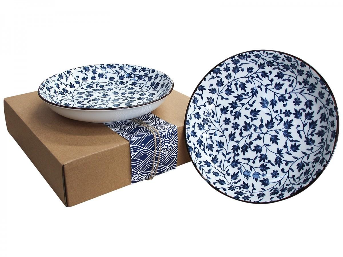 Jappa Plate Set - Blue Vine II