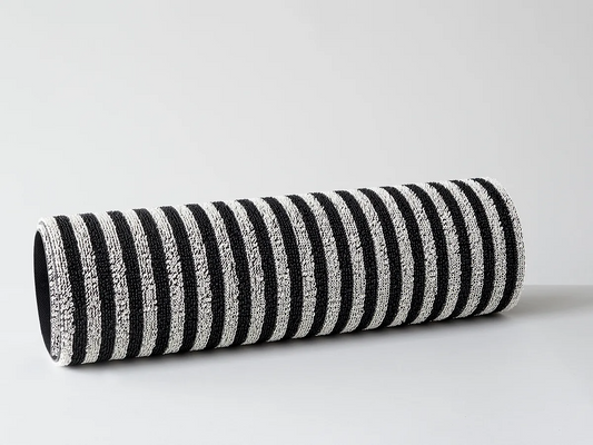 Breton Stripe Doormat - Gravel