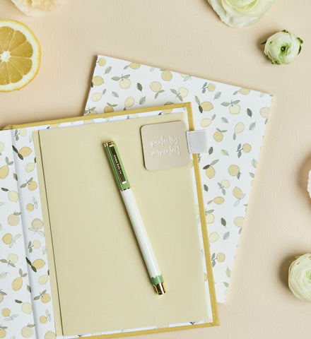 Metal Rollerball Pen - Leaf