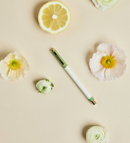 Metal Rollerball Pen - Leaf