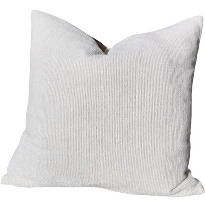 Palma Corduroy Cushion - Off White/Black