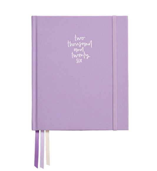 2026 Signature Weekly Vertical Planner - Lilac