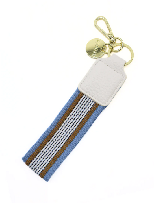 Odie Keyring - Sky Navy White