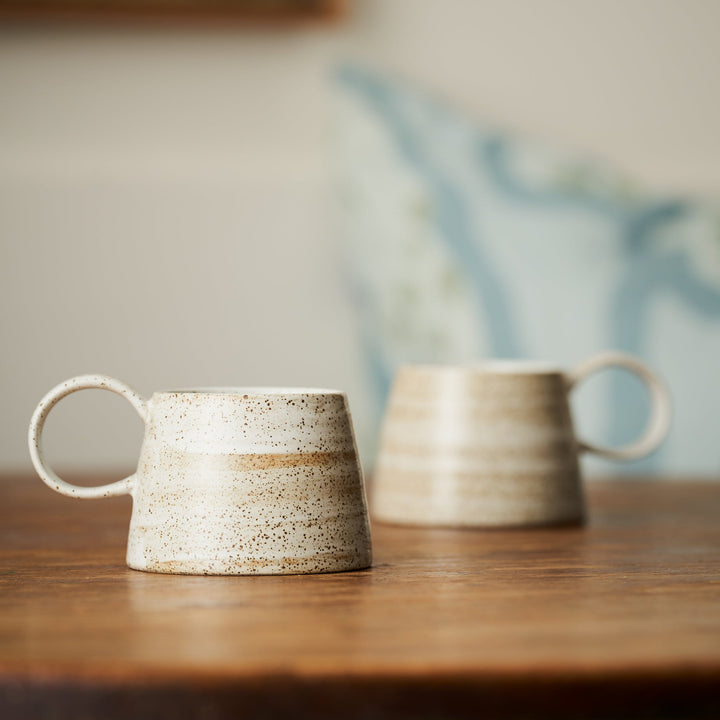 Large Handled Mug - Ceylon White