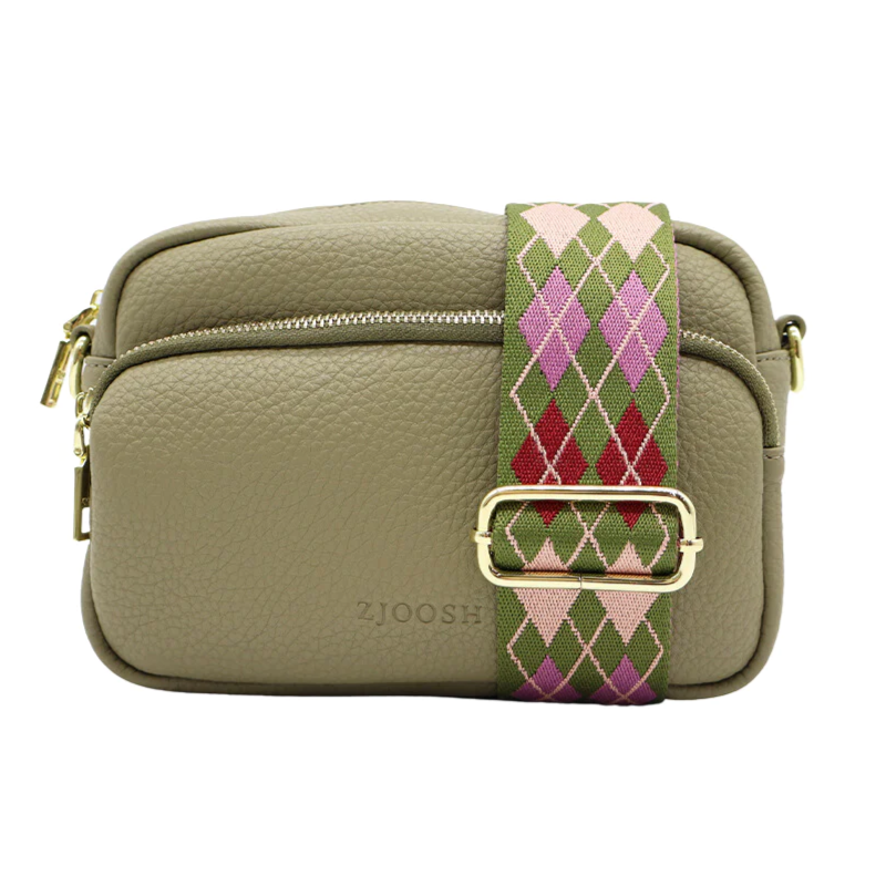 Riley Cross Body Bag - Khaki