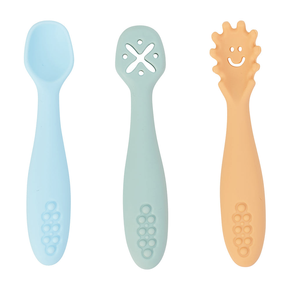 Silicone Cutlery Set - Seaside