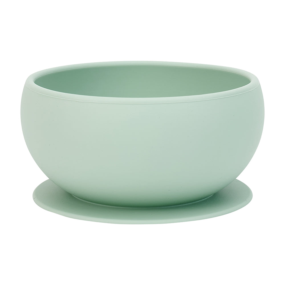 Silicone Suction Bowl - Moss