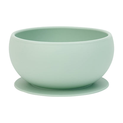 Silicone Suction Bowl - Moss