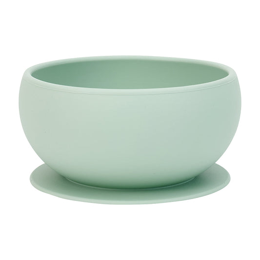 Silicone Suction Bowl - Moss