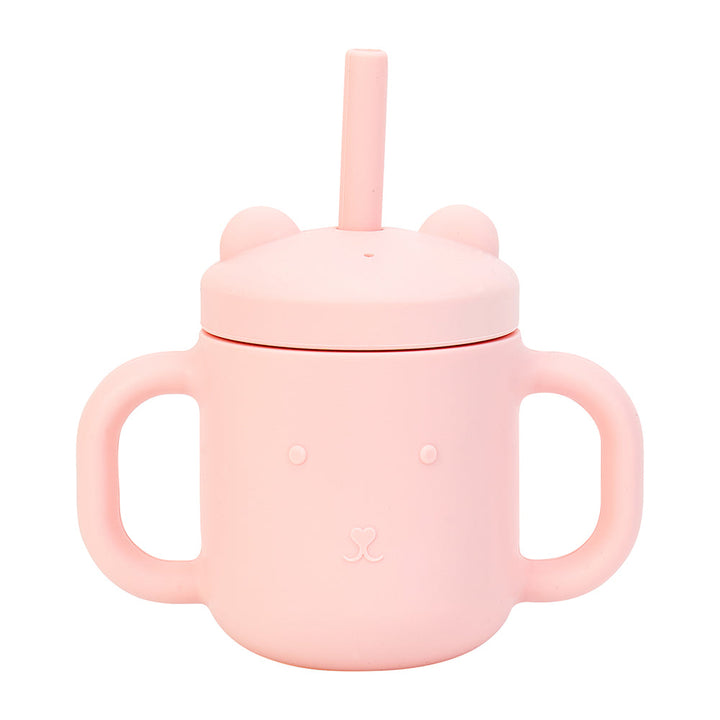 Mini Sippi Bear With Handles - Blush Pink