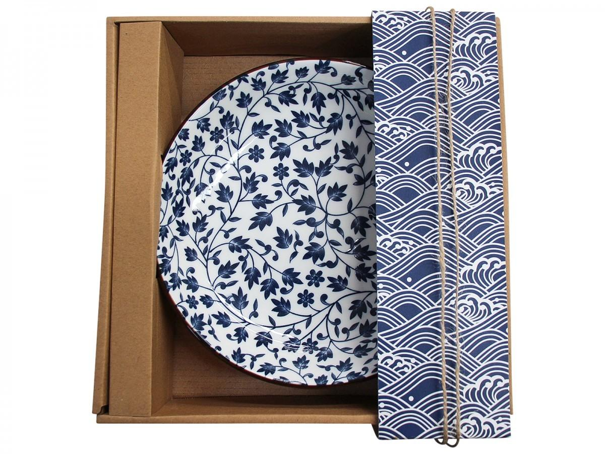 Jappa Plate Set - Blue Vine II