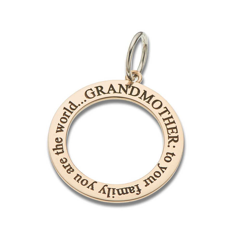 Grandmother Open Circle Charm