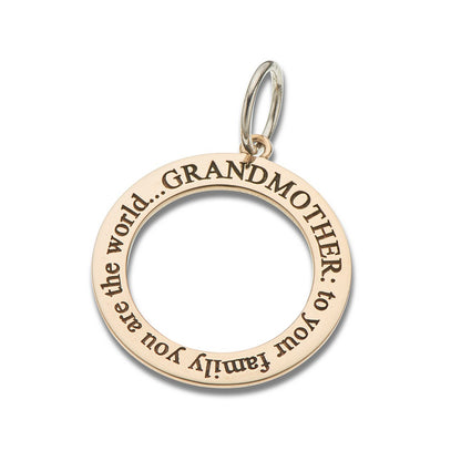 Grandmother Open Circle Charm