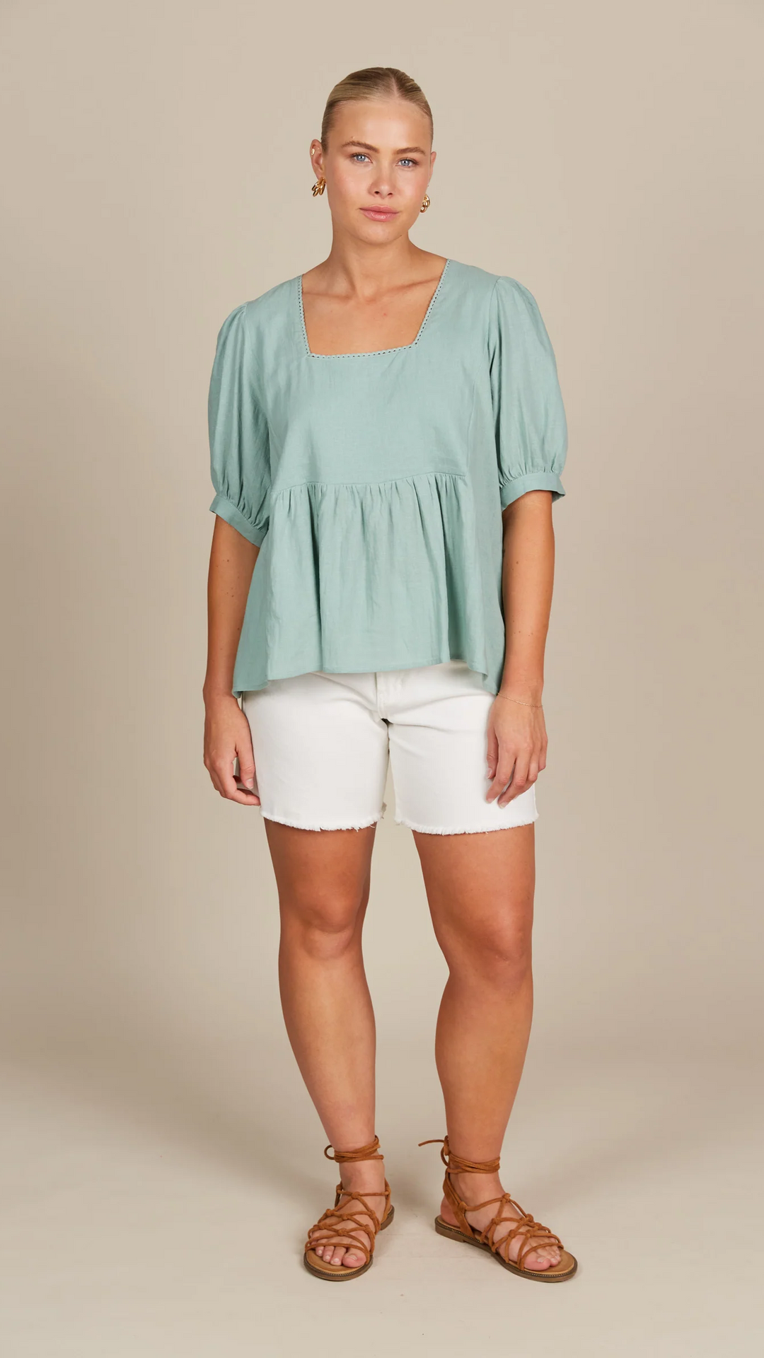 Amelie Top - Seafoam