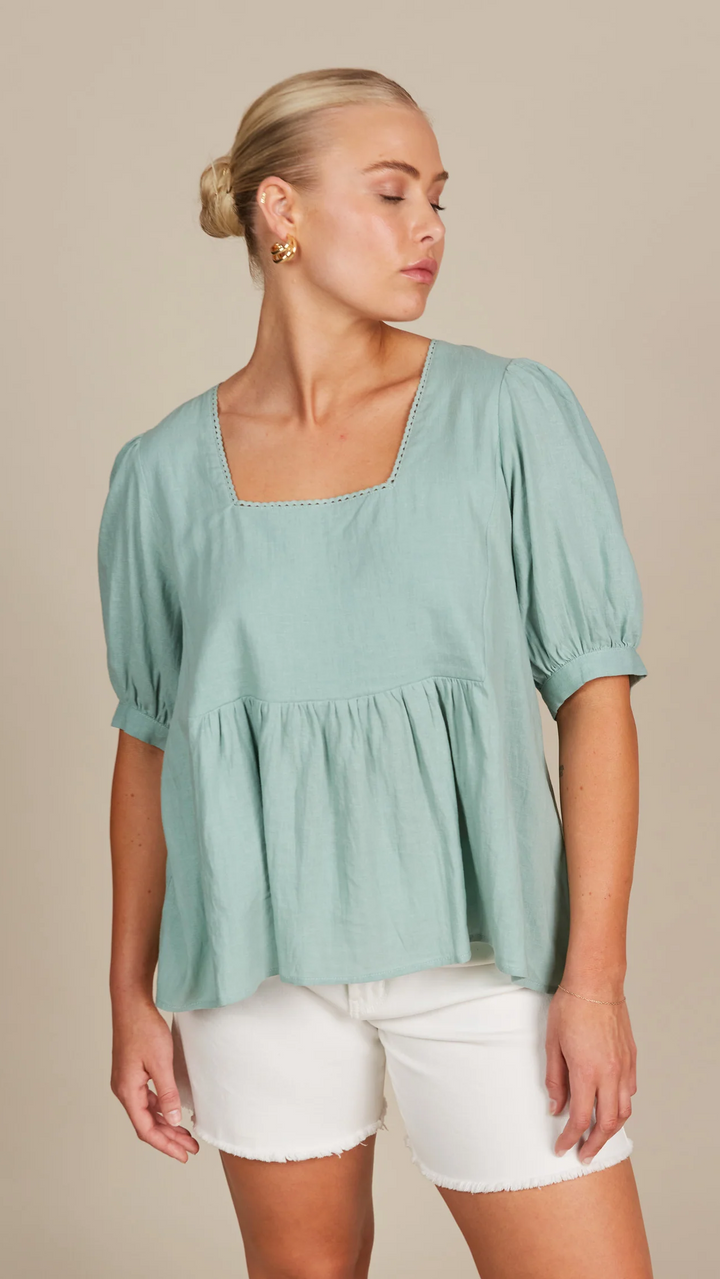 Amelie Top - Seafoam