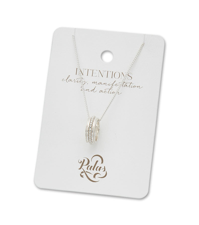 Intentions Meditation Spinning Necklace