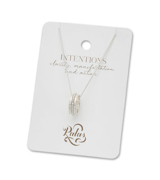 Intentions Meditation Spinning Necklace