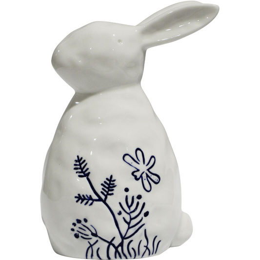 Rabbit Ornament Small - Frenchie Blue