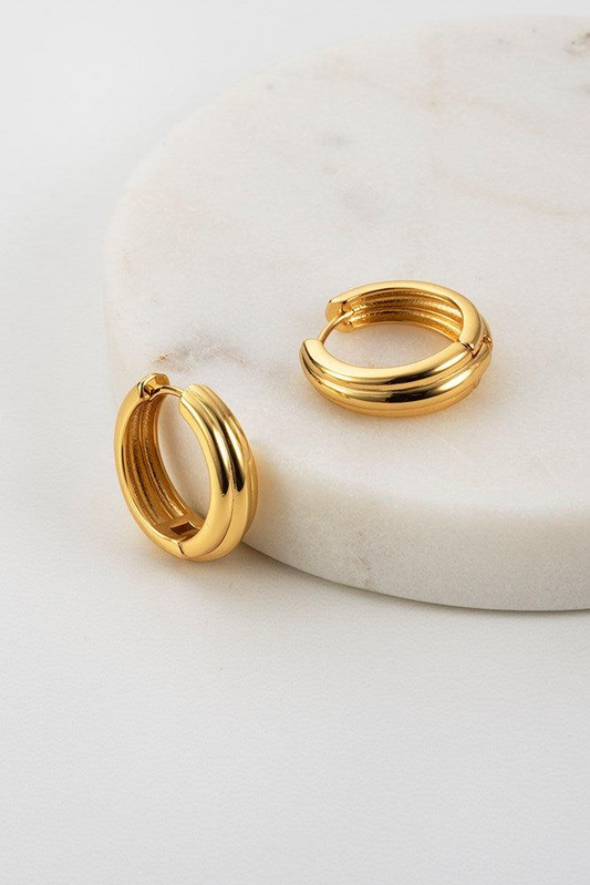 Paris Hoop Earring - Gold