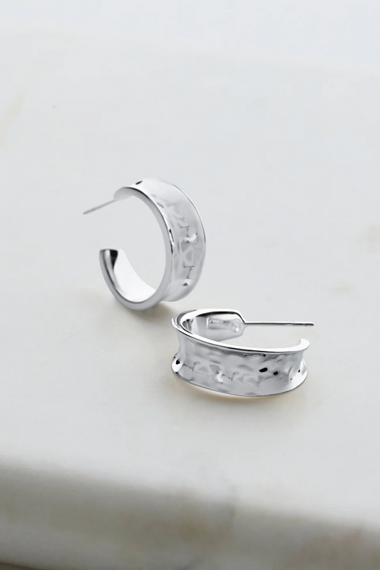 Bianca Mini Hoops - Silver