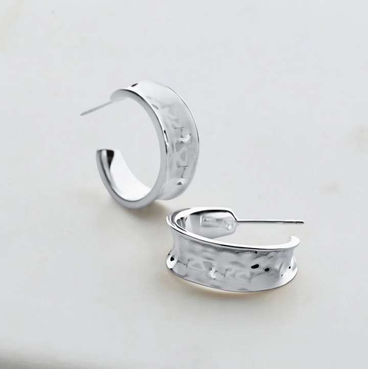 Bianca Mini Hoops - Silver
