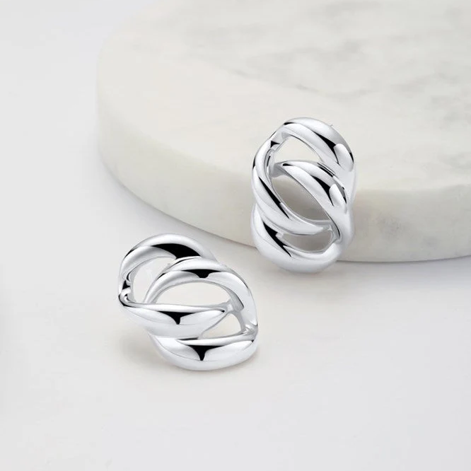 Ivy Earrings - Silver