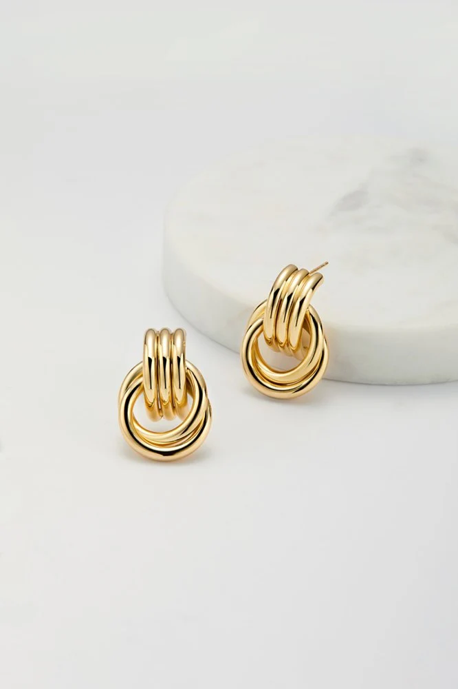 Poppy Earring Large - Gold