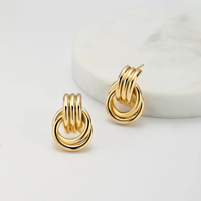Poppy Earring Large - Gold