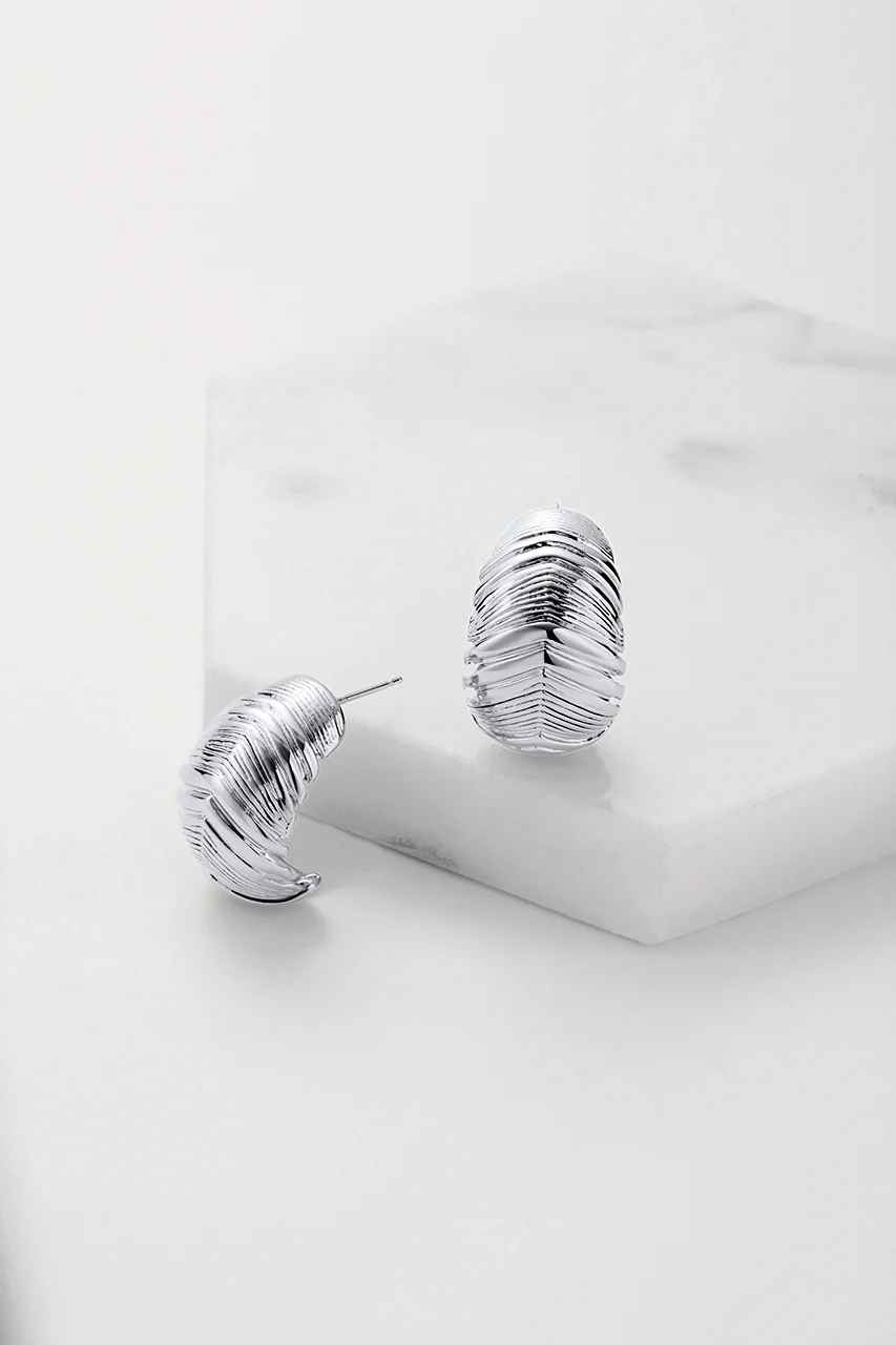 Chloe Hoop - Silver