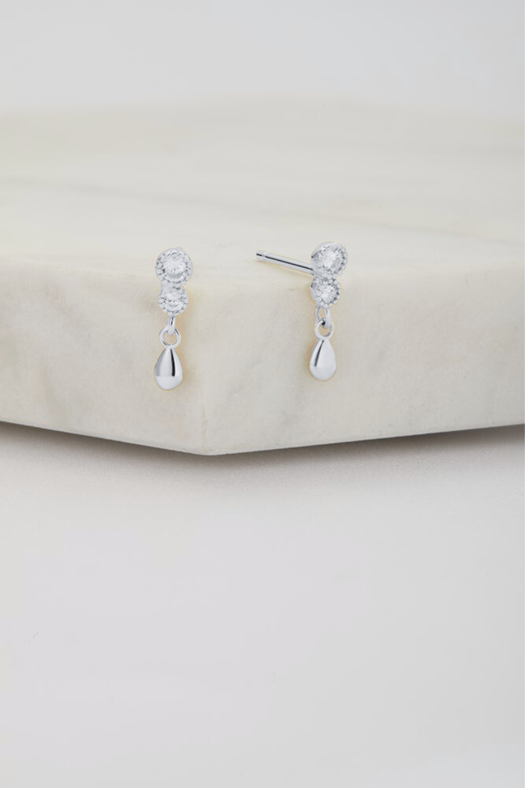 Jasmine Stud Earring - Silver