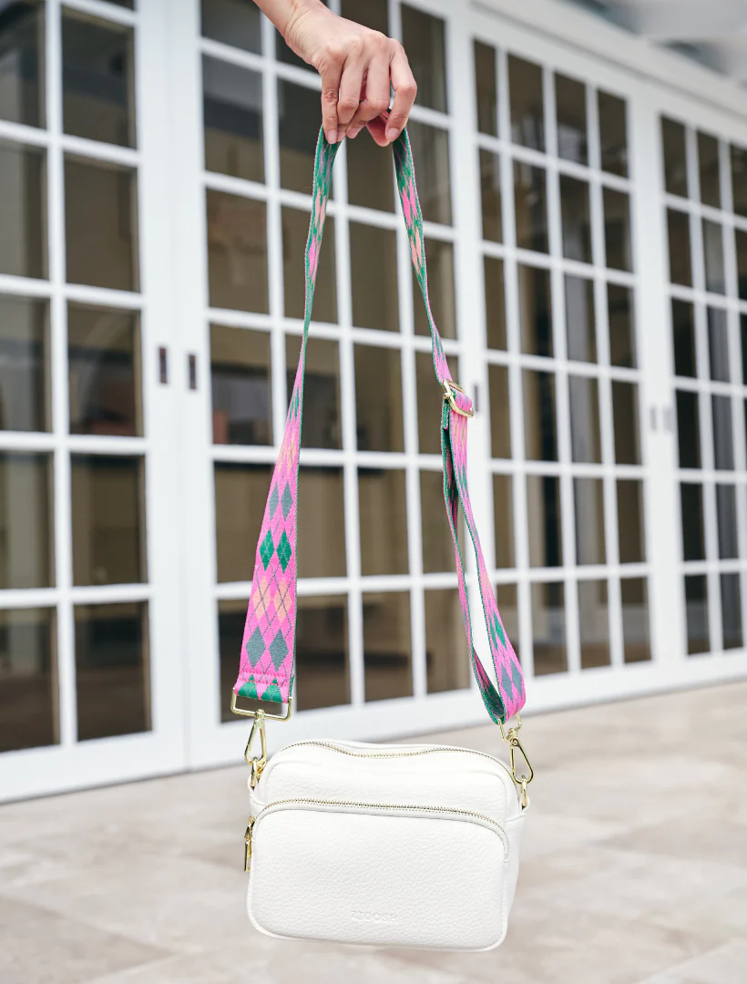 Riley Cross Body Bag - White