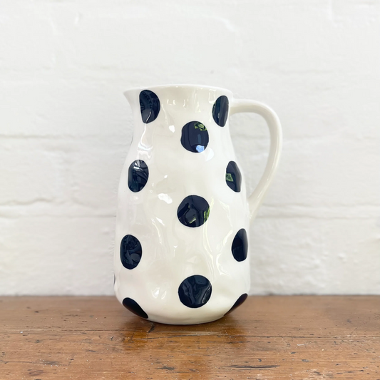 Large Spot Jug - Navy