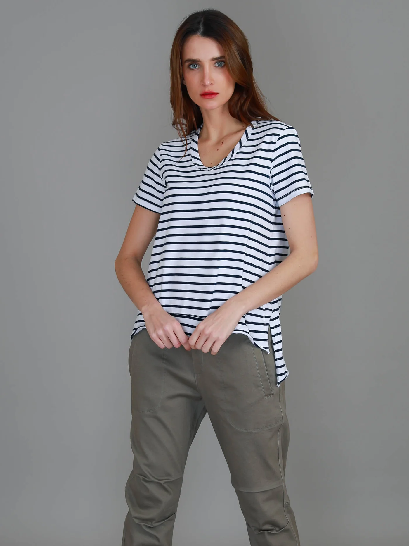 Austin Crew Neck Tee - Nautic Stripe