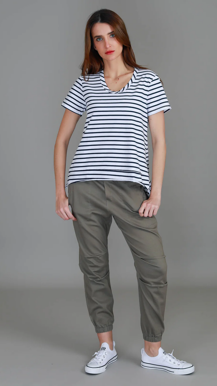 Austin Crew Neck Tee - Nautic Stripe