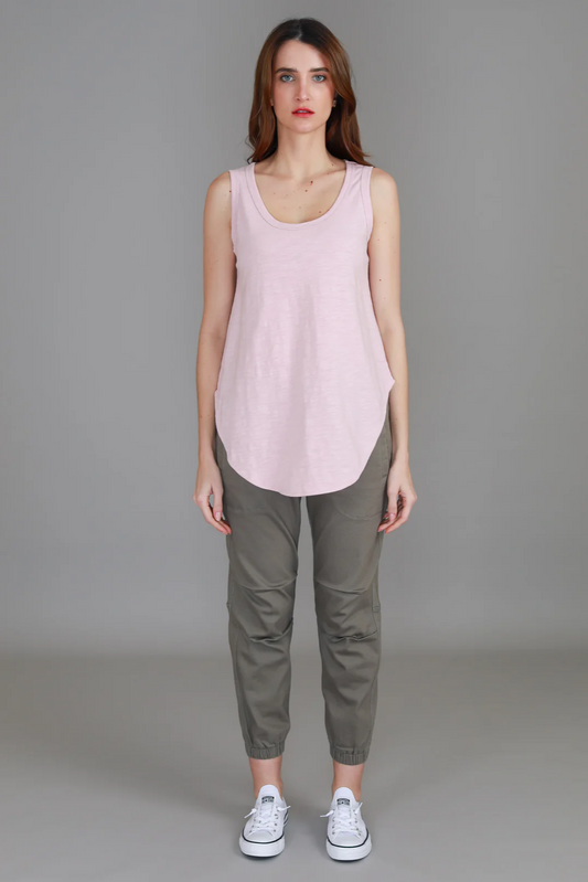 Fifi Tank Top - Blush Marle