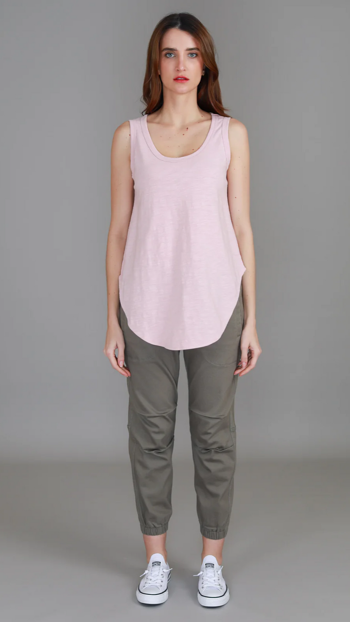 Fifi Tank Top - Blush Marle