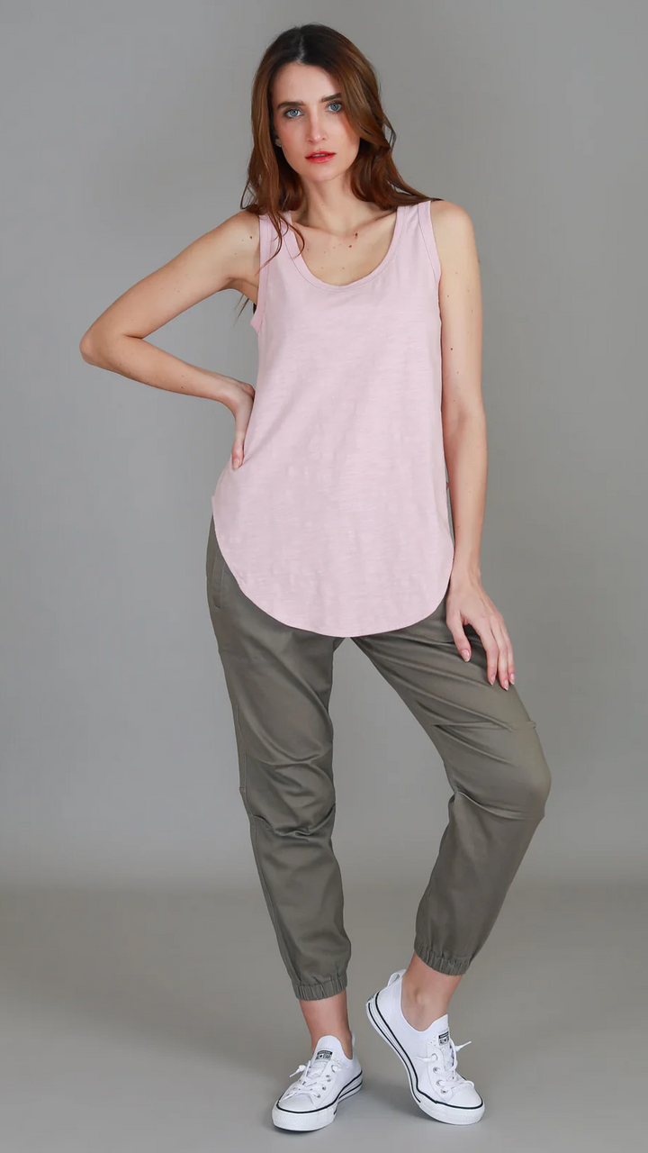 Fifi Tank Top - Blush Marle