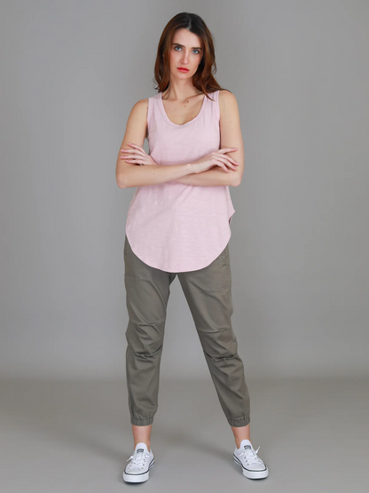 Fifi Tank Top - Blush Marle
