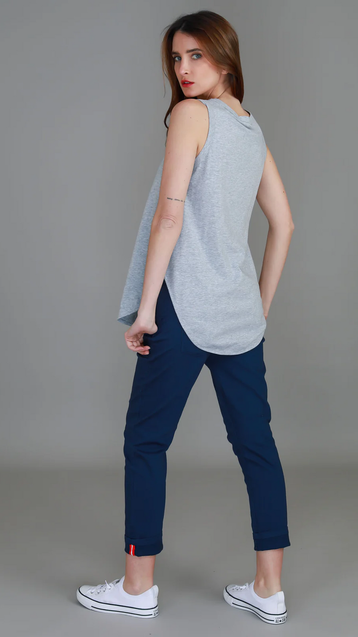 Fifi Tank Top - Grey Marle