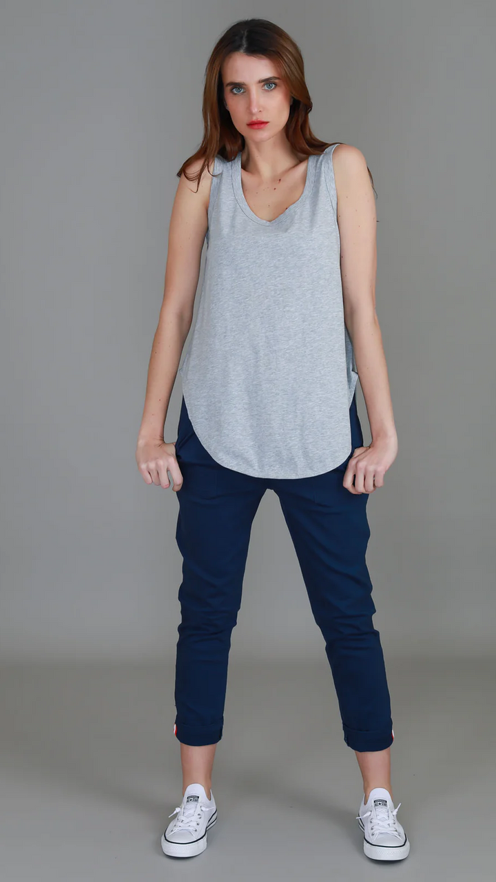Fifi Tank Top - Grey Marle