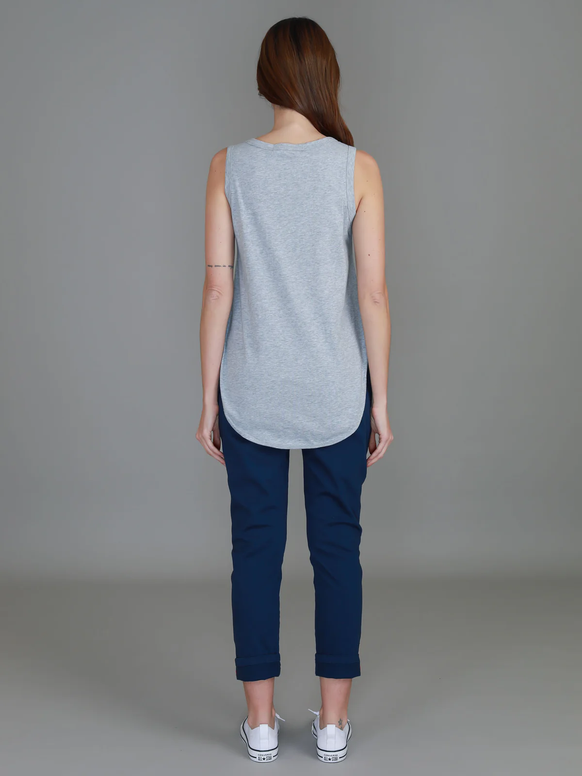 Fifi Tank Top - Grey Marle