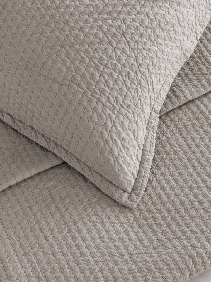 Aspen European Pillowcase - Flax