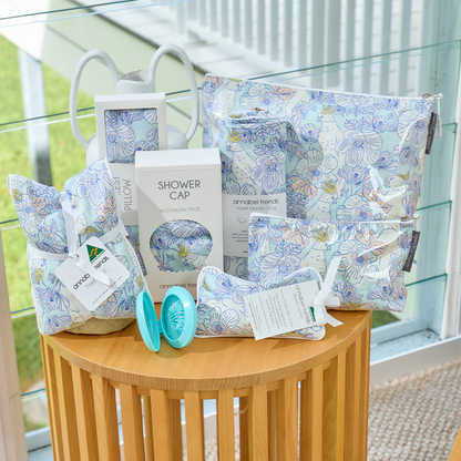 Large Cotton Cosmetic Bag - Hello Cockie
